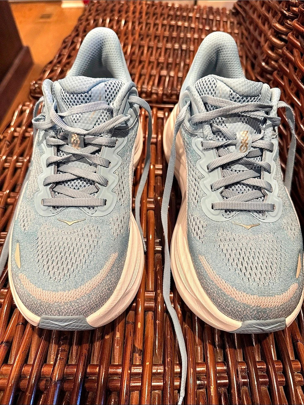 Hoka Athletic Sneakers in Blue & White US 8.5